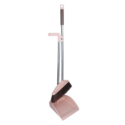 China Factory direct sales hot sale windproof cleaning brooms and dustpans long handle soft plastic household broom set for sale