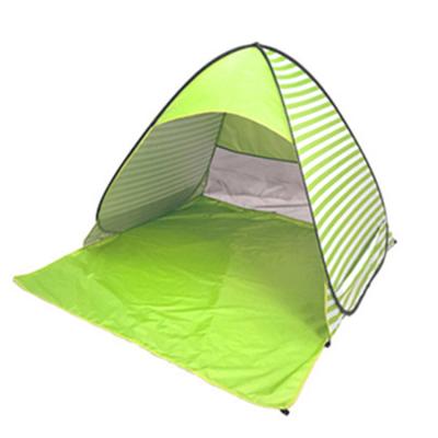 China Custom Logo One Touch Set Extended Type Portable Outdoor Beach Tent Easy Pop Up Instant Automatic Camping Tent 2 Person for sale