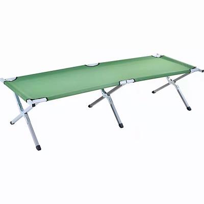 China Factory wholesale outdoor portable camping light aluminum military folding camping bed for sale