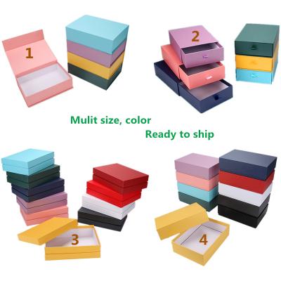 China Pretty Party Color Handmade Promotional Recycled Present Rigid Paper Printed Box Reusable Gift Paper Envelope Box Packaging Box Set Wholesale for sale