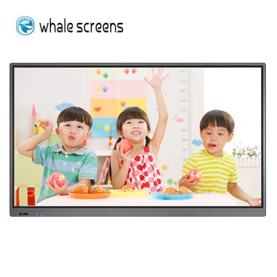 China Aluminum Profiles / Sheet Metal Whale Screens Trace High Quality Panel Interactive Whiteboard 65 Inch For Kids for sale