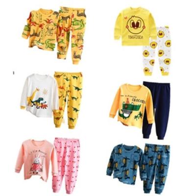 China Breathable Factory Hot Sale China Style Autumn Boys Sleepwear 2pcs/set Euro Pajamas for sale