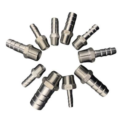 China Selling Stainless Steel Pagoda Top Hexagonal Outer Thread Stainless Steel Pipe Fitting Pagoda Joint Joint for sale