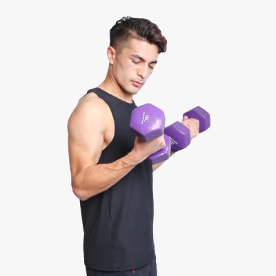 China Vinyl Neoprene Coated Adjustable Dumbbell Set , Unisex 6kg Dumbbell Set for sale