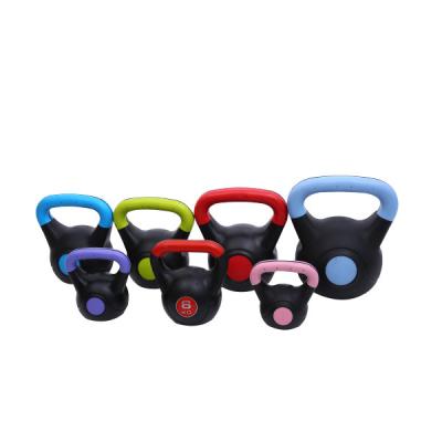 China equipo libre del ejercicio del peso de Kettlebell del cemento 30lb colorido en venta