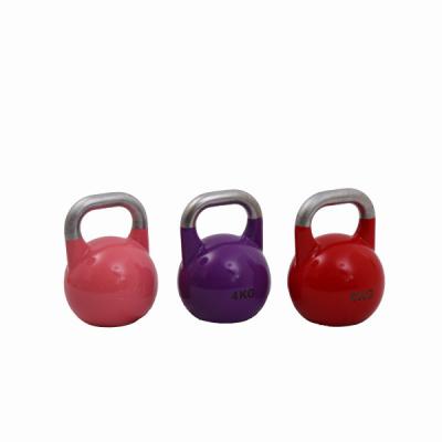 Cina Teste di legno di addestramento di potere del body building, insieme del ghisa 10kg Kettlebell in vendita