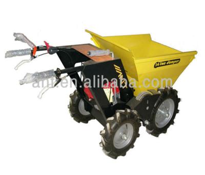 China BY250 Power Industrial Electric Wheel Barrow Mini Agriculture 250kgs Capacity Mini Wheel Barrow for sale