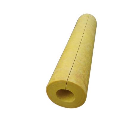 China China Factory Sound Insulation Fire Resistant Aluminum Foil Insulation High Density Pipe Insulation Fire Retardant Glass Wool Pipe for sale