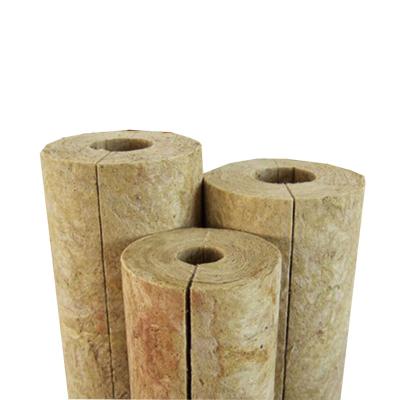 China Industrial Manufacturer Wholesale Water Pipes Insulate Heat Insulation Mineral Wool Pipe Shell With CE for sale