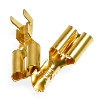 China Automotive Brass Terminal Pins Terminals Connector Crimpar Crimp Female Connector for sale