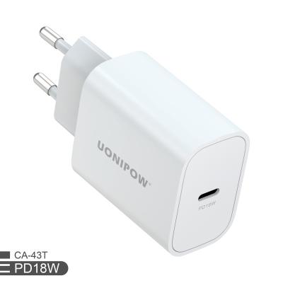 China Mobile Phone 20 Watt Fast Charger 30 Minute USB C Charger Eu Plug Travel Wall Power Bank for sale