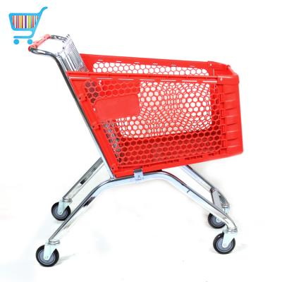 China Disclosure Irregularity Portable Costumed Wholesale Supermarket Shopping Cart Germany Grocery Smart Plastic Shopping Cart for sale