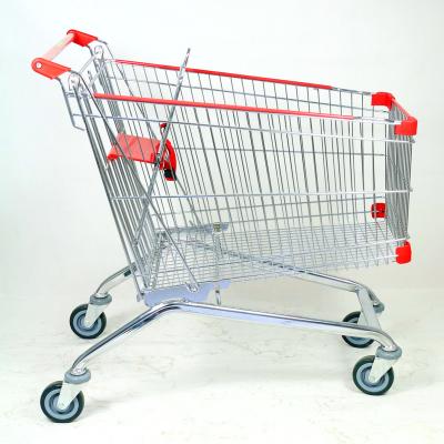 China Unfolding Supermarket Trolleys /shopping Trolley 180, Used for sale