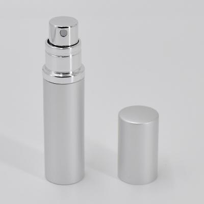 China High Quality 5mL Mini Travel Atomizer Empty Portable Perfume Cosmetic Spray Bottle Leak Proof Bottom Aluminum Housing Valve for sale