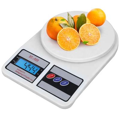 China 10Kg ABS Kitchen Food Scale sf 400 Digital Scale Plastic Electronic Kitchen Scale Multifunctional for sale