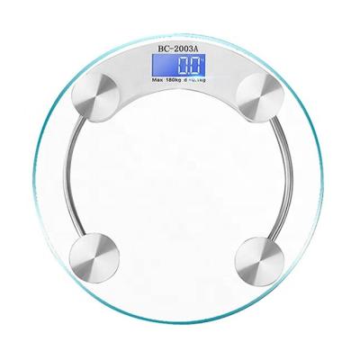 China Weight Function Digital Bathroom Weight Scale , Ultra Portable Personal LCD Scale for sale