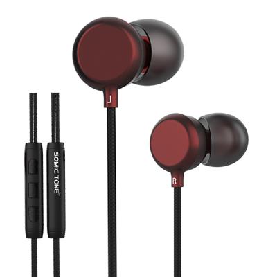 China Powerful Stereo Bass Earbuds Wired Earphones Heavy Bass Earphones In-Ear Headphones for sale