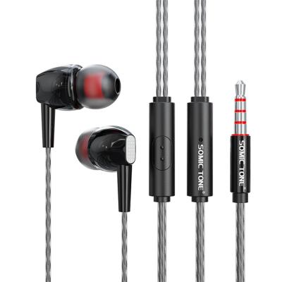 China 2021 New Product Stereo Microphone Earphone Powerful Stereo Bass Amazon Success OEM/ODM Wired Earphone Microphone Earbuds for sale