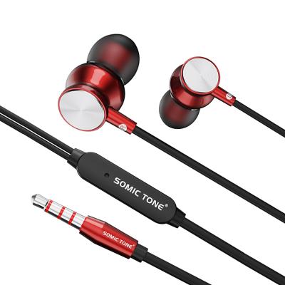 China Wholesale Perfect Sound Wired Good Headphones Sound Cable Earphone With Box For Samsung Mobile Phone for sale