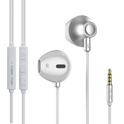 China Perfect Sound High Fidelity Stereo Wired Headphones with Dual Drivers 3.5mm Jack Volume Control Bass In-Ear Headphones for iPhone Android Smartphones PC for sale