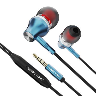 China OEM Perfect Sound Wholesale High Quality Brand Earphone Stereo Bass Wired Earphone In Ear Earbuds With Microphone Volume Control for sale