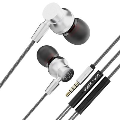 China Wired Headphones Per 3.5mm Sound Stereo Metal Bass Earbuds Superb Earphone Headphone Headset With MIC For Samsung Realme Apple for sale