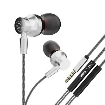 China Perfect Sound Beats Bass Sport Headset Stereo Handsfree Earphone RemoteTalk Line Control Earbuds 3.5mm Wired Headphones With MIC For iPhone for sale