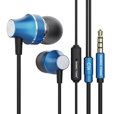 China Perfect New 2021 Sound Bass Headset Metal Wired Earphone Stereo In-Ear Headphones For Xiaomi Huawei Mobile Phone for sale