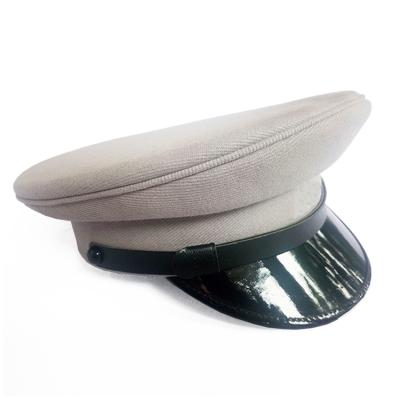 China High Quality COMMON Captain Cap Navy Officer Flight LOGO Peak Cap Customize Pilot Peak Cap for sale