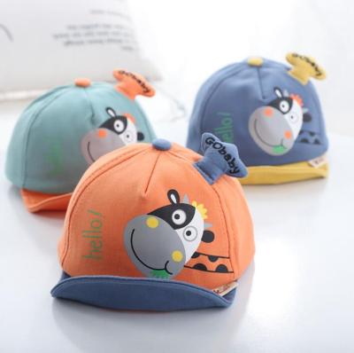 China Factory ODM&OEM Logo Baby Sun Visor Hat Summer JOINT Custom Kids Cartoon Soft Hat for sale