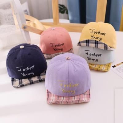 China Cute Casual Striped Baby Boy Girl Baseball Cap Kids Summer Spring Eaves Cotton COMMON Hat Baby Boy Beret Covers Girls Sun Hats for sale