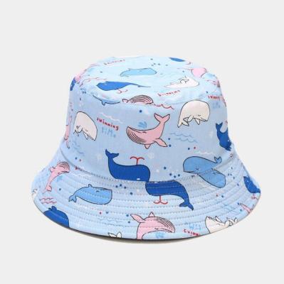 China Casual Customize Unisex Kids Bucket Hats Tie Dye Bucket Covers Full Color Digital Printing Double Sided Bucket Hat For Kids for sale