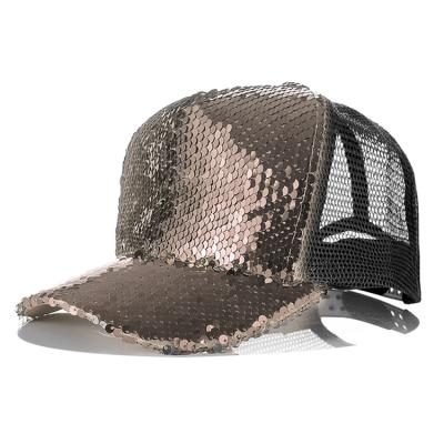 China The JOINT New Design Baby Sequined Hat Women Sports Gril Bling Hats Female Baseball Hats for sale