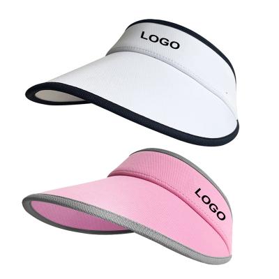 China COMMON golf visor caps tennis visor hats sports custom hats with embroidery logo women visor promotional hat for sale