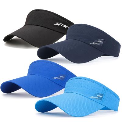 China COMMON Sports Sun Visor Custom High Quality Logo Printing Unisex Custom Polyester Outdoor Sports Cycling UV Protection Sun Golf Hats for sale