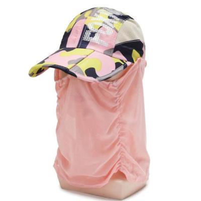 China COMMON Customize Golf Hats With Sun Outdoor Quick Dry Folding Hat Neck Cover Baseball Cap Hat for sale