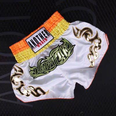 China Anti-Wrinkle Muay Thai Pants Fighting Shorts Boxing Shorts Training Clothes Fighting Shorts Boxing Trunks for sale