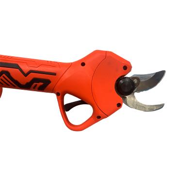 China Anti-skid Handle 21V Lithium-ion Battery Rechargeable Garden Tools Tree Pruner Shears Electric Cordless Scissors for sale