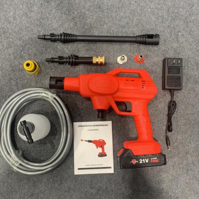 China Critical pressure gun cleaning / car wash lithium machine water sprayer lithium gun no residue car wash high for sale