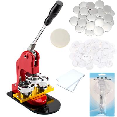 China DIY Making Badges 58mm Manual Button Making Machine Includes 100 Sets Of Consumables for sale