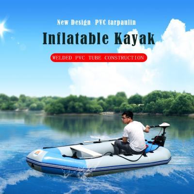 China Water Entertainment PVC Tarpaulin Inflatable Boat Kayak Water Entertainment for sale