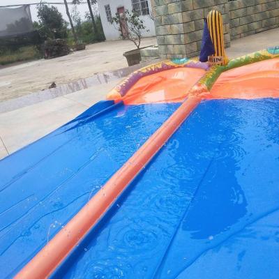 China PVC factory direct sales garden splash water toys, children and adult water slide for sale