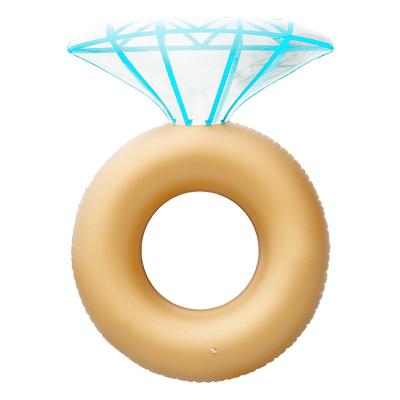 China Outdoor& At home 2020 hot sale Diamond Shape Inflatable Swimming Rings for swimming pool for sale