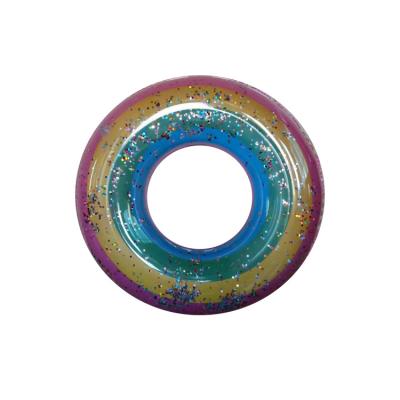 China New Time Child Plastic Rainbow Single Type Swimming Ring For Adult for sale