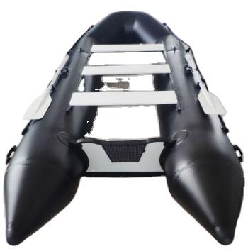 China Eco - Friendly Heavy And Thick Load Boat , Inflatable Canoe , Extra Large Black Mesh Rescue Boat for sale