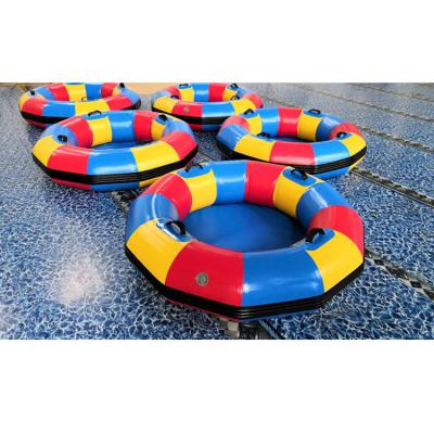 China Water entertainment water park equipment inflatable hexagonal raft for water slide for sale