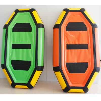 China Water Entertainment 1.8mm PVC Material Inflatable Drop Stitch River Raft, Drift Boat for sale