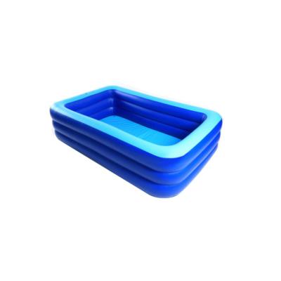 China Outdoor& Home Toys Manufacturers Selling Square PVC Inflatable Family Pool for sale