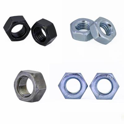 China Retail Industry Hot Selling High Quality Auto Fasteners Refine Black 934 Carbon Steel Hex Nut for sale