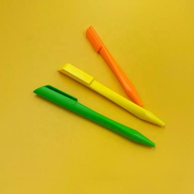 China Hot Sale Plastic Triangle Matte Solid Ballpoint Pen Customized Pen Promotional Logo for sale